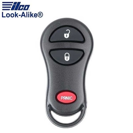 Ilco LAL RKE-CHRY-3B1 CHRYSLER 3 BUTTON REMOTE KEYLESS ENTRY ILCO-AX00011590